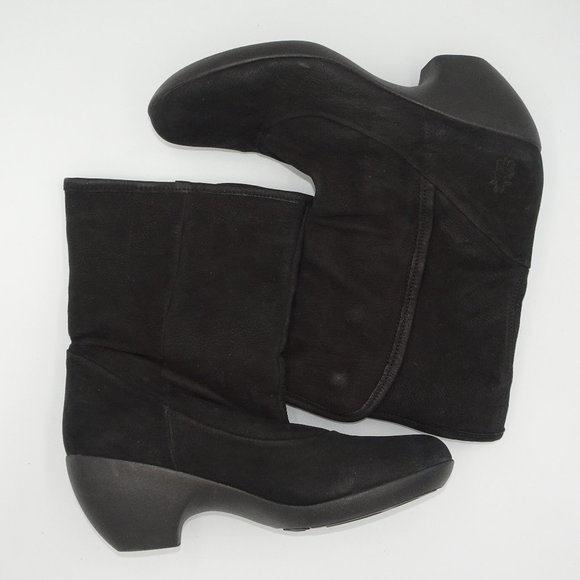 Fly London Blk Suede Slouch Ankle Boots | EUC | 39 - Picture 10 of 16
